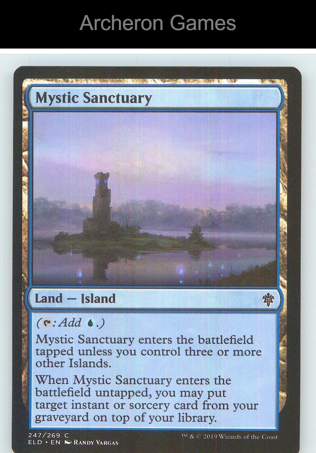 Mystic Sanctuary ELD 247 C MTG Card NM/EX+
