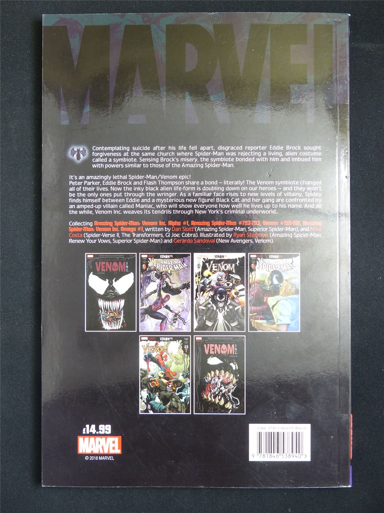 The Amazing Spider-Man: Venom Inc - Marvel Graphic Softback #47U