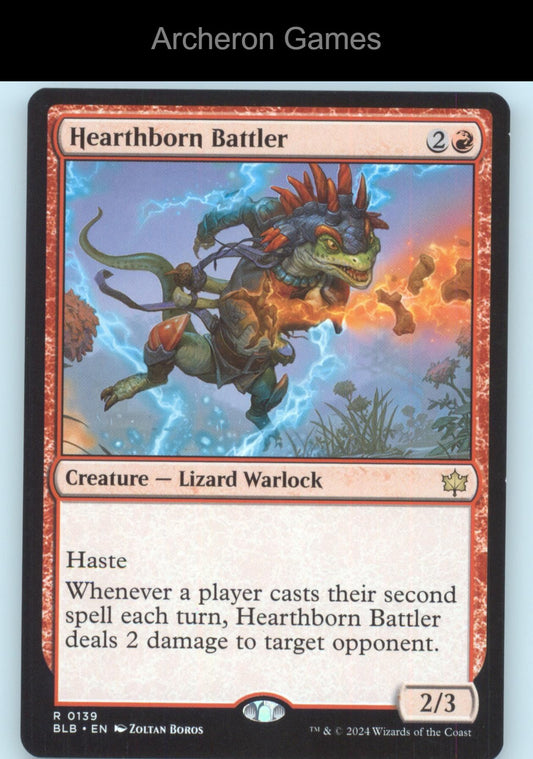 Hearthborn Battler 139 R MTG Card Promo Pack: Bloomburrow