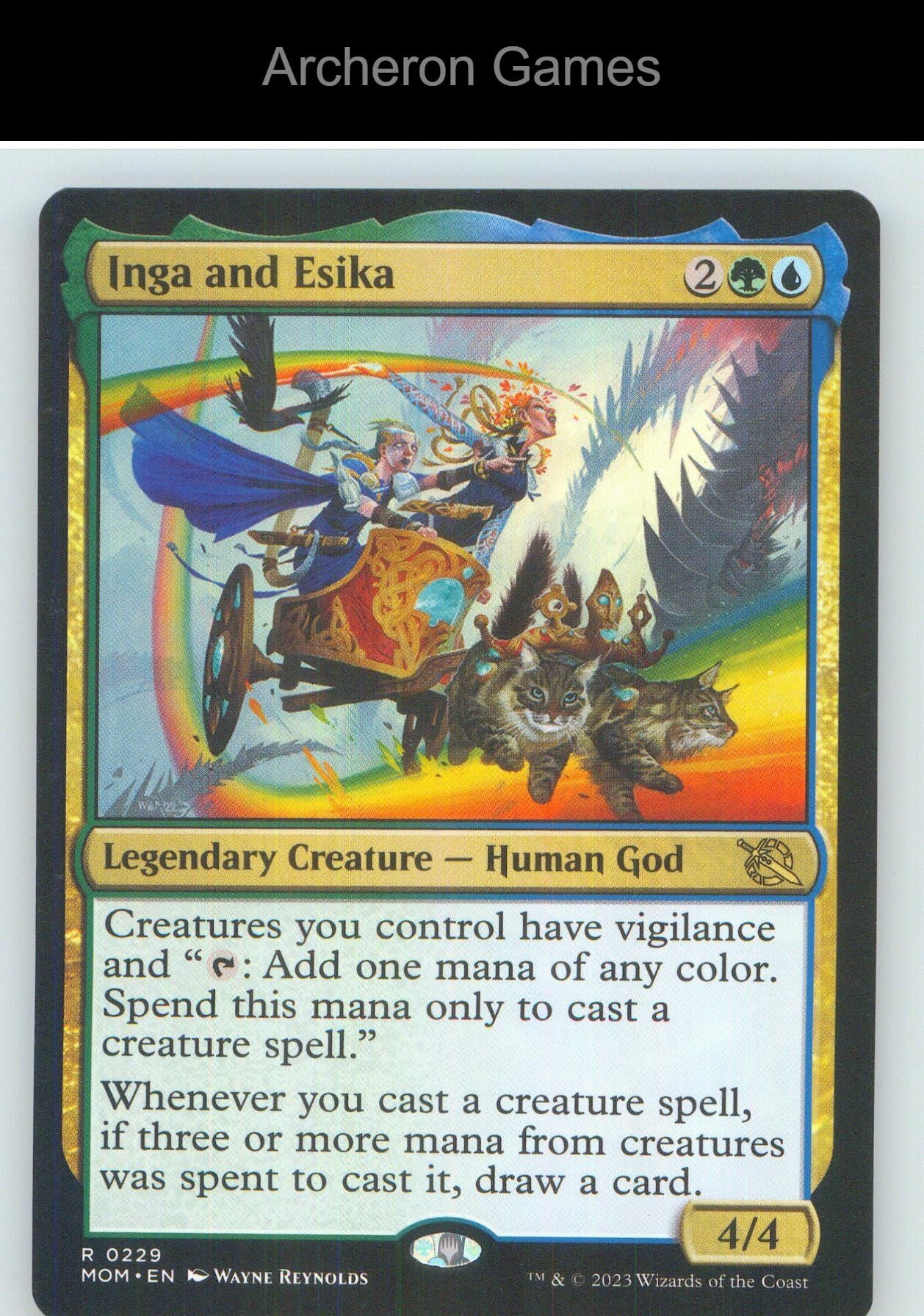 Inga and Esika MOM 229 R MTG Card NM/EX+