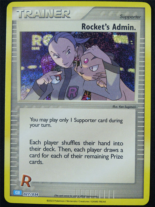 Rocket's Admin 026/034 Holo CLB - Classic Pokemon Card #4B1