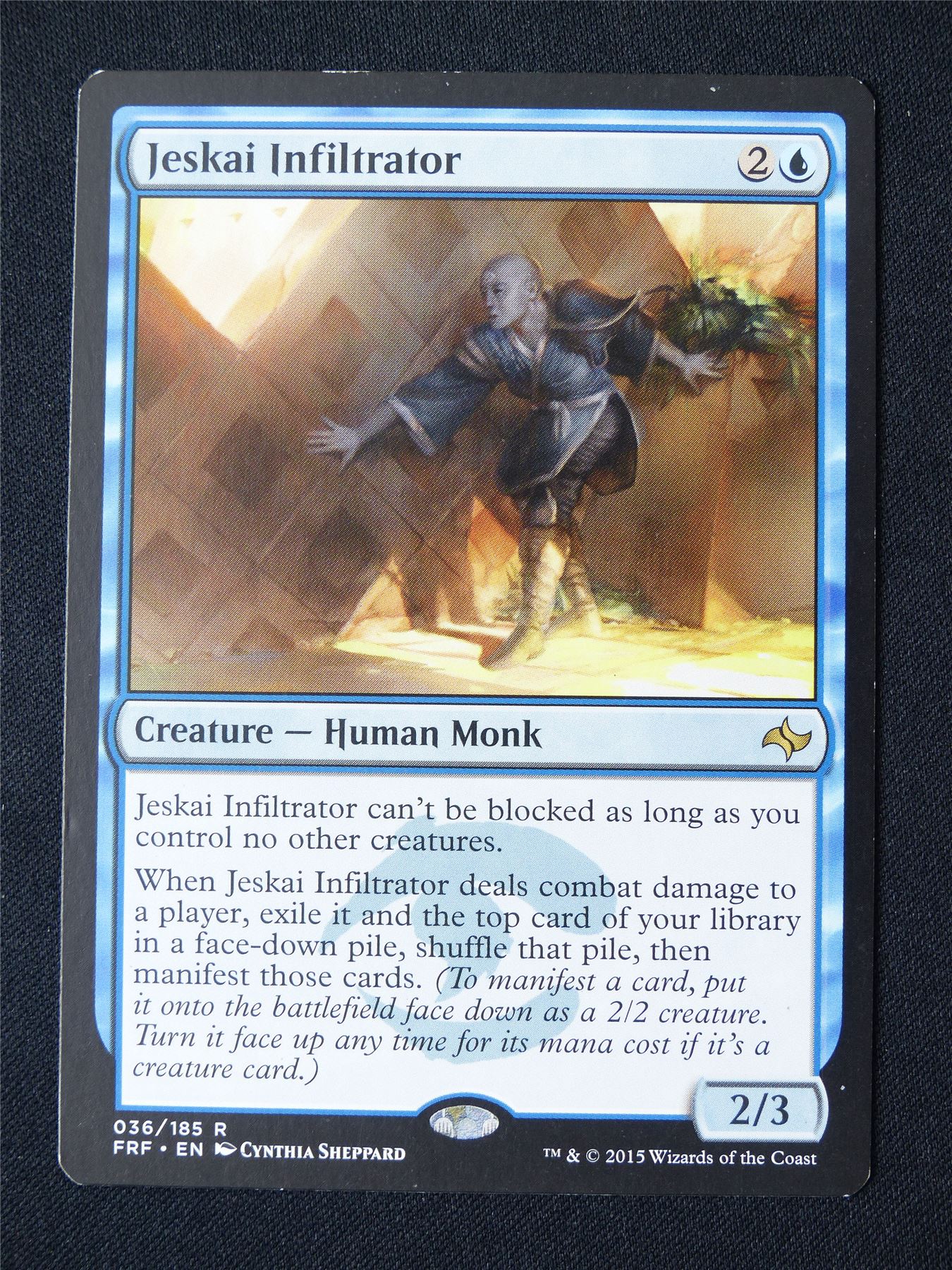 Jeskai Infiltrator - FRF - Mtg Card #34G