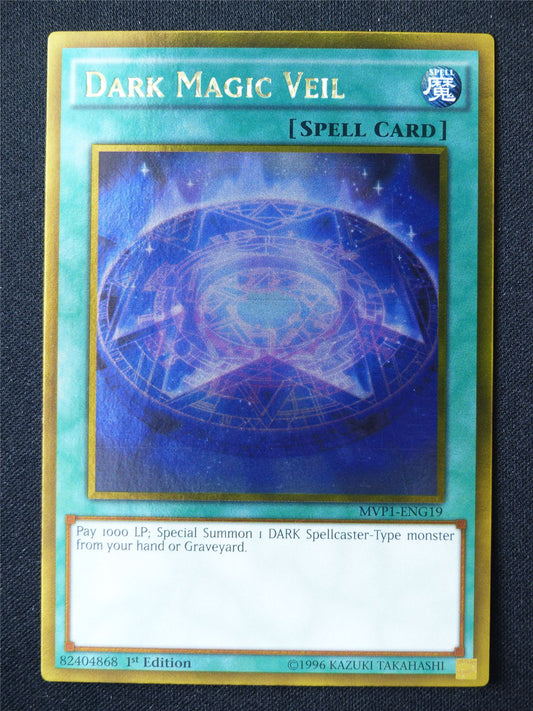 Dark magic Veil MVP1 Gold Rare - 1st ed Yugioh Card #7Q