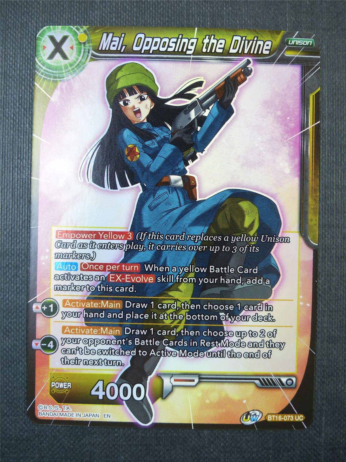 Mai Opposing the Divine Foil - Dragon Ball Super Card #2Q