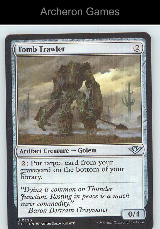 Tomb Trawler OTJ 250 UC MTG Card NM/EX+
