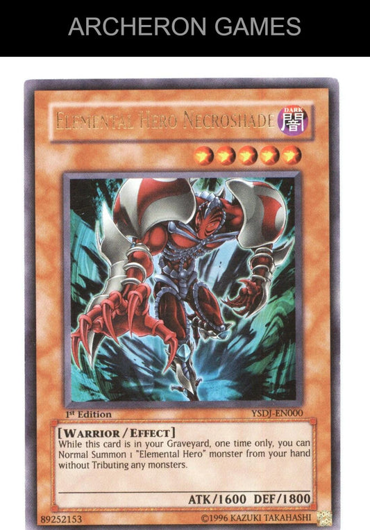 Elemental HERO Necroshade Ultra Rare YUGIOH Card