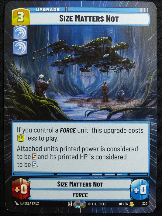 Size Matters Not 320 Hyperspace - Star Wars Unlimited Card #4VN