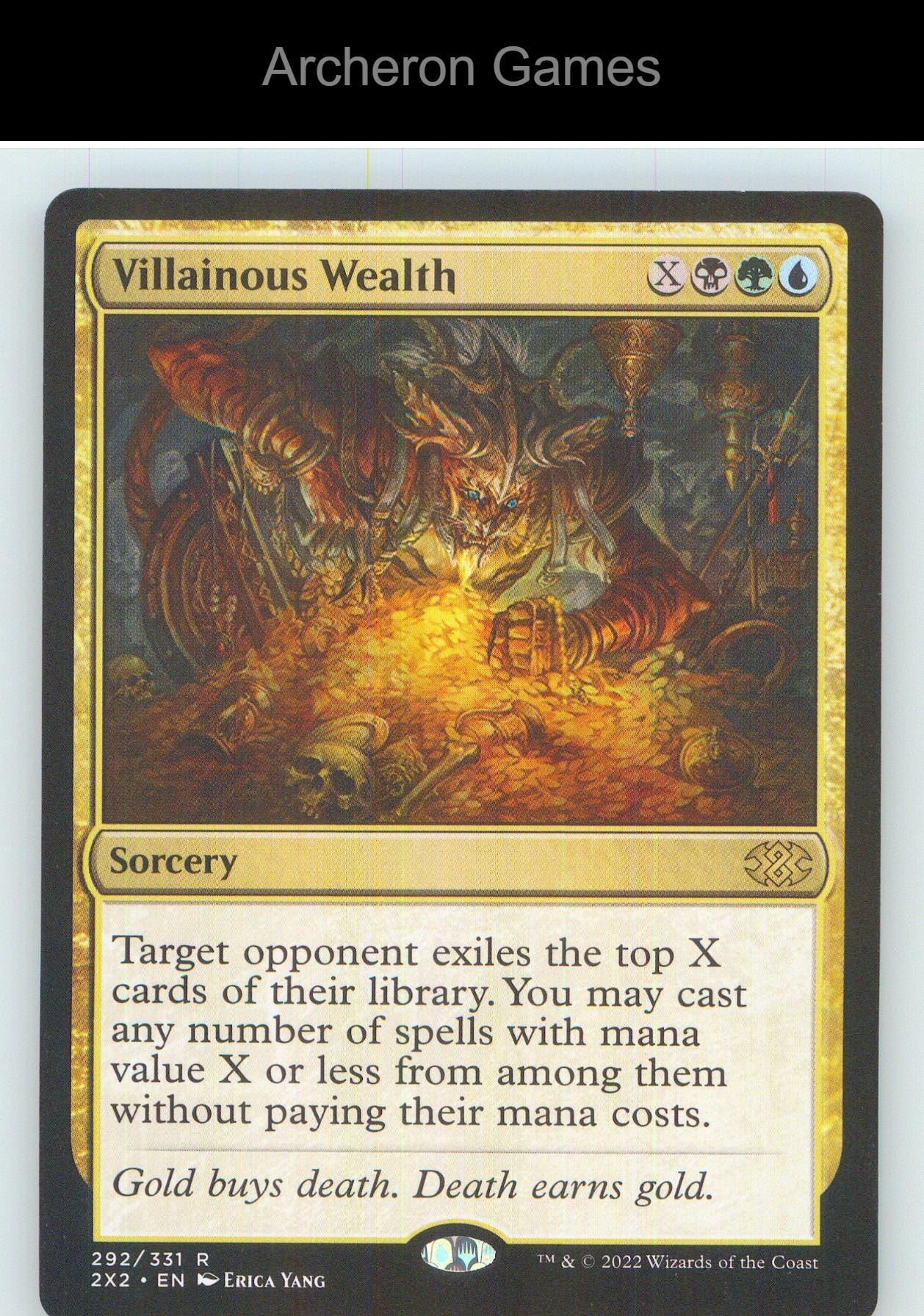 Villainous Wealth 2X2 292 R MTG Card NM/EX+