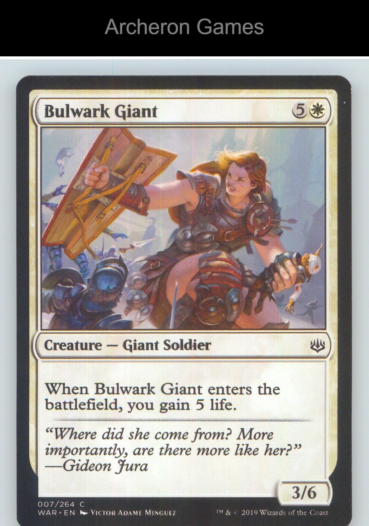 Bulwark Giant WAR 7 C MTG Card NM/EX+