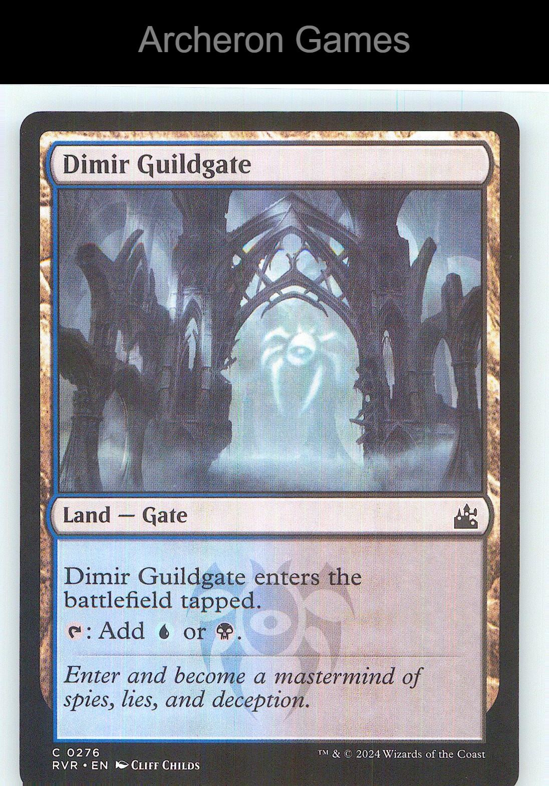 Dimir Guildgate RVR 276 C MTG Card NM/EX+