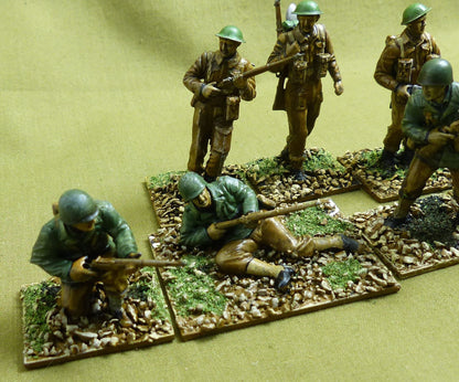 British Assault Troop painted 1/35 scale - WW2 Model #179