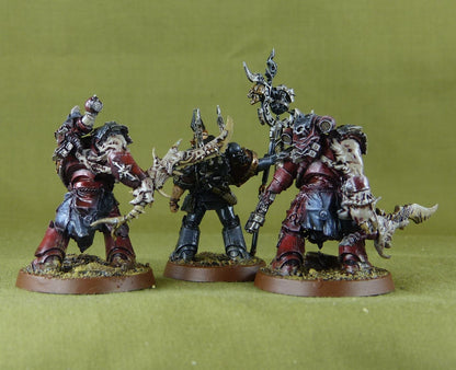 Zardu Layak And Blade Slaves - Forge World - Word Bearers - Painted - Horus Heresy - Warhammer #2P2