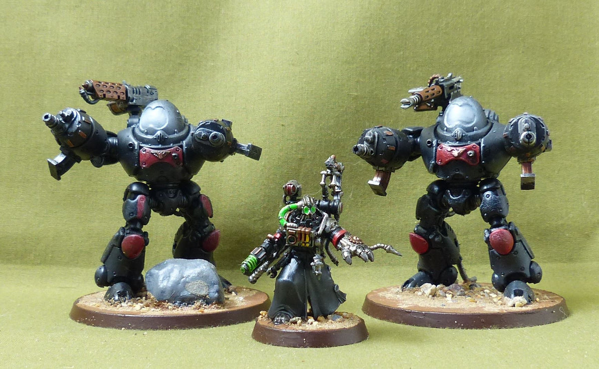 Kastelan Robots painted - Adeptas Mechanicus - Warhammer 40k #3M2