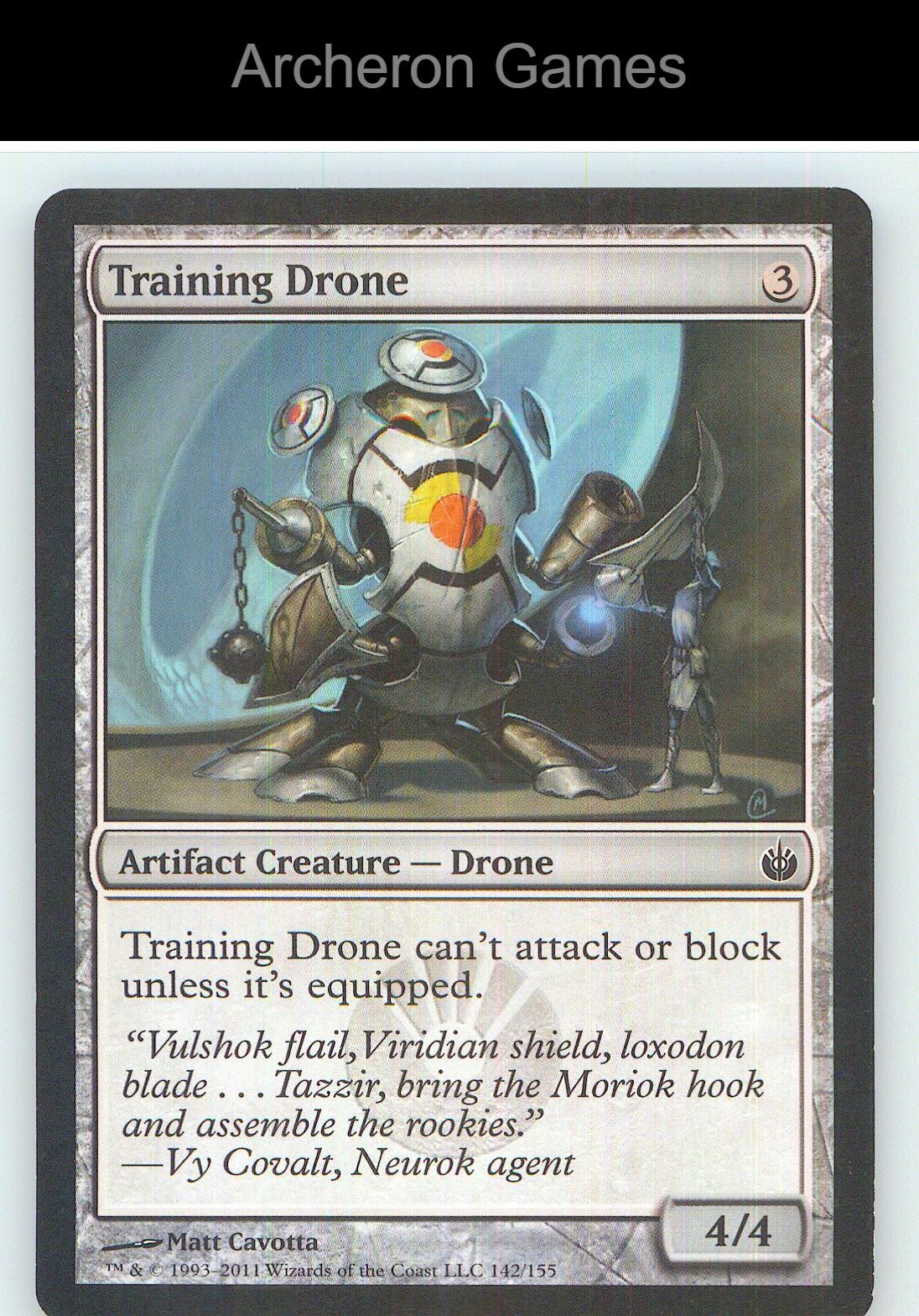 Training Drone PLST 142/155 C MTG Card NM/EX+