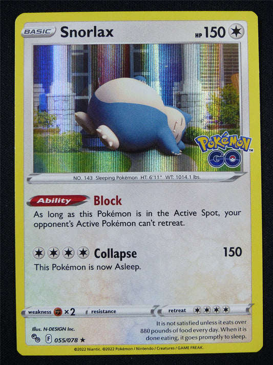 Snorlax 055/078 Holo - Pokemon Card #AM