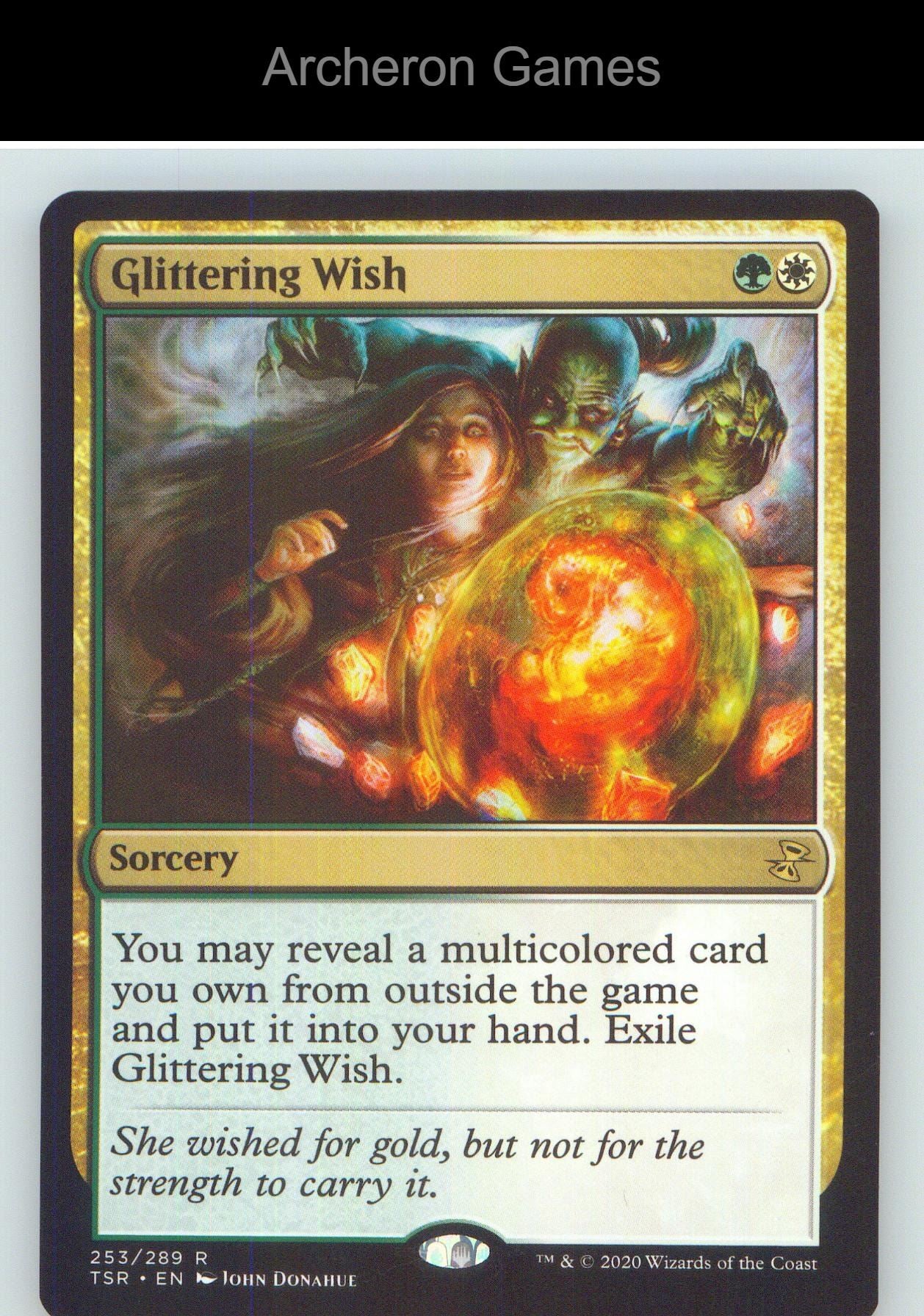 Glittering Wish TSR 253 R MTG Card NM/EX+