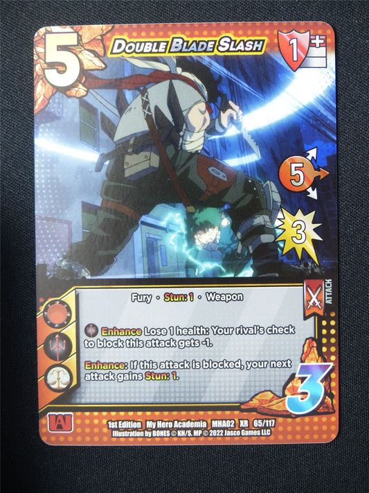 Double Blade Slash 65/117 XR - Universus Card #5QT