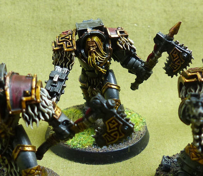 Forge World Varagyr Terminators painted - Space Wolves - Warhammer Horus Heresy #4XE