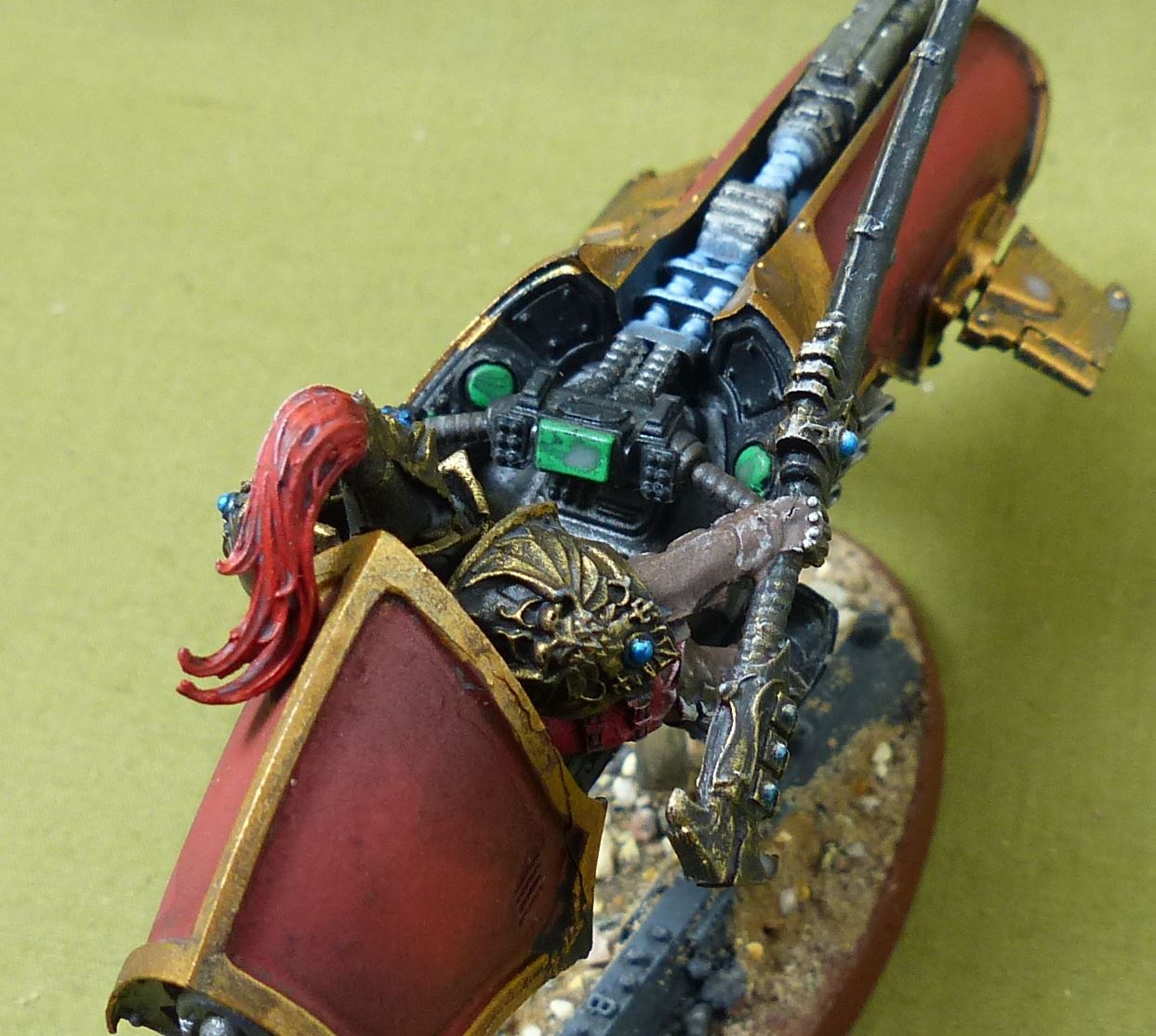 Legio Custodes Gyrfalcon Pattern Jetbike painted - Adeptus Custodes - Warhammer 40K #30D