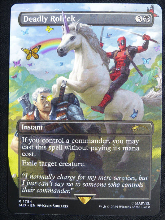 Deadly Rollick Borderless - SLD - Mtg Card #4JR