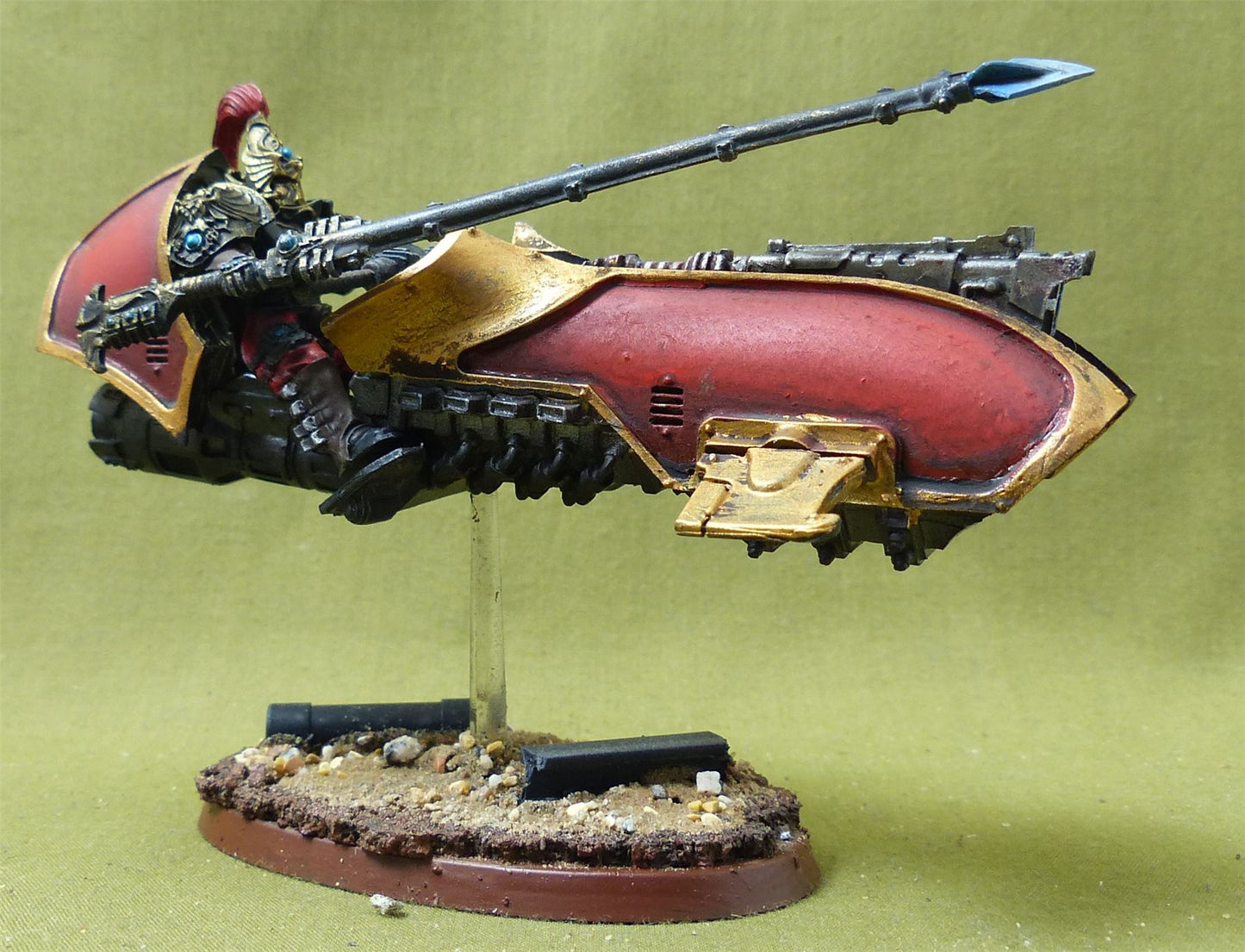 Legio Custodes Gyrfalcon Pattern Jetbike painted - Adeptus Custodes - Warhammer 40K #30G