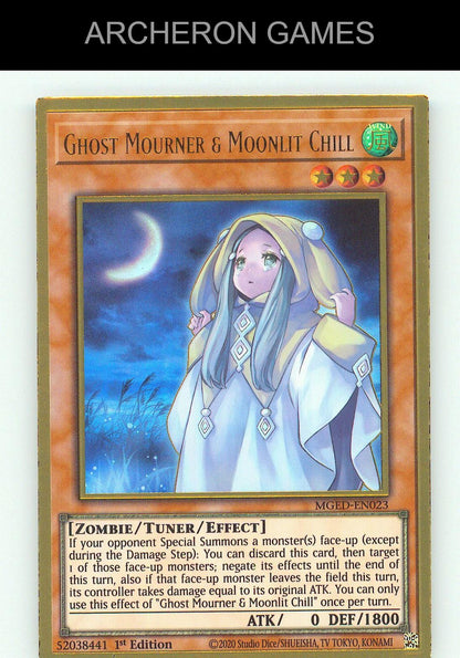 Ghost Mourner & Moonlit Chill Premium Gold Rare YUGIOH Card
