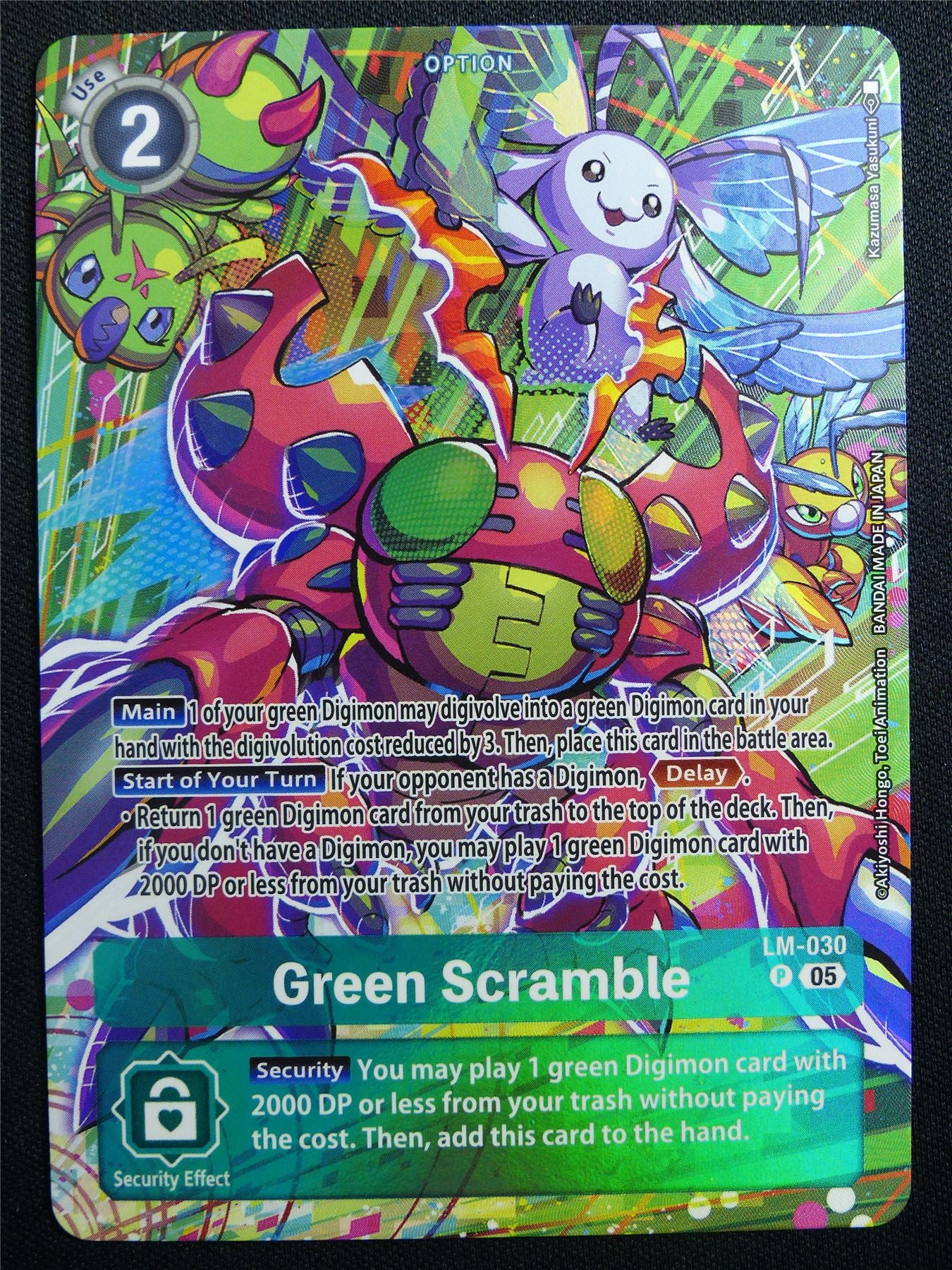 Green Scramble LM-030 Promo Foil - Digimon Card #303