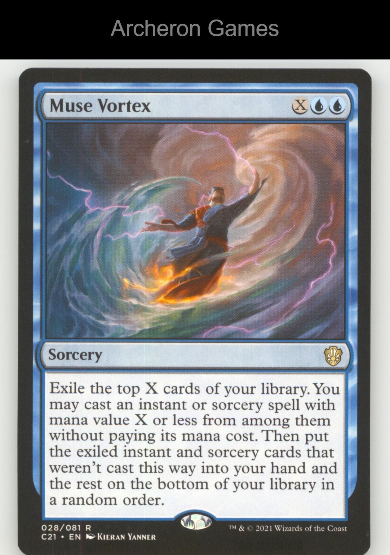 Muse Vortex 28 R MTG Card Commander 2021