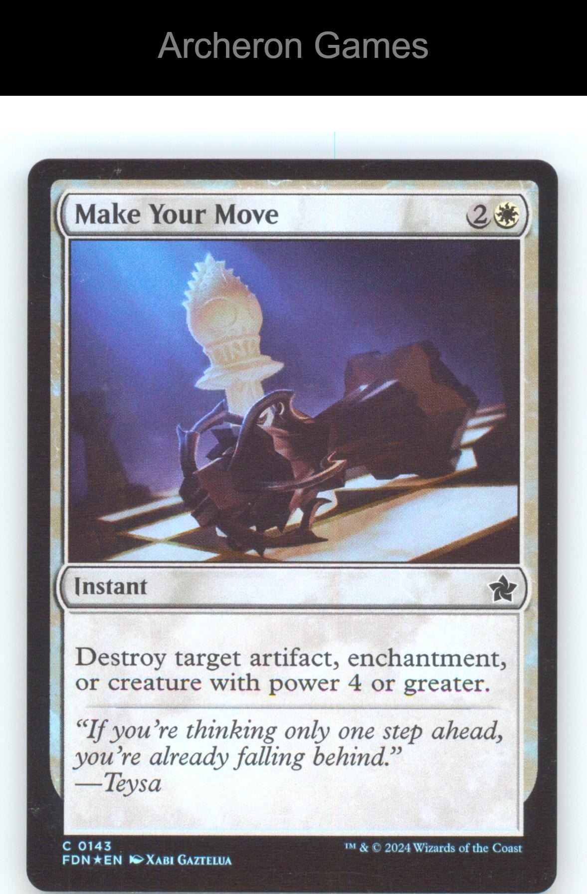 Make Your Move FDN 143 C MTG Card Foundations Foil