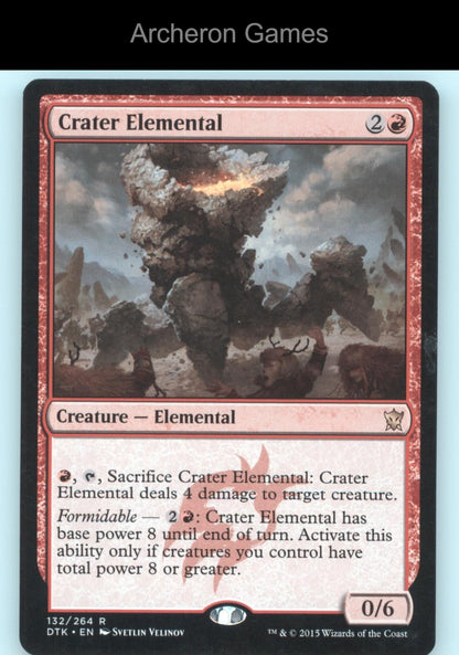 Crater Elemental 132 R MTG Card Dragons of Tarkir