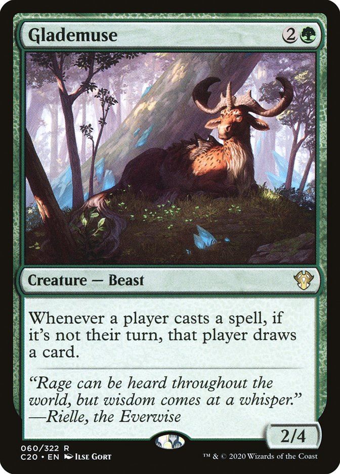 Mtg: C20 : Glademuse -  - NM