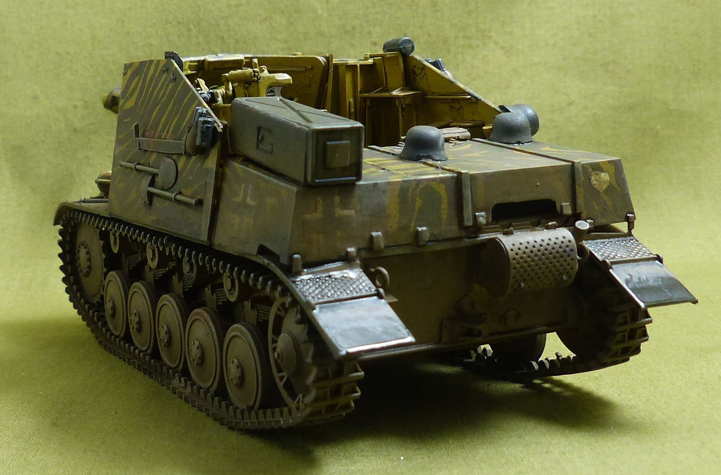 German Tank Destroyer Marder II painted 1:35 scale - WW2 Model #171