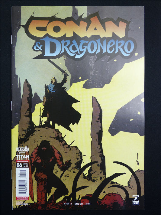 CONAN & Dragonero #6 Cvr A - Oct 2026 Titan Comic #4U2