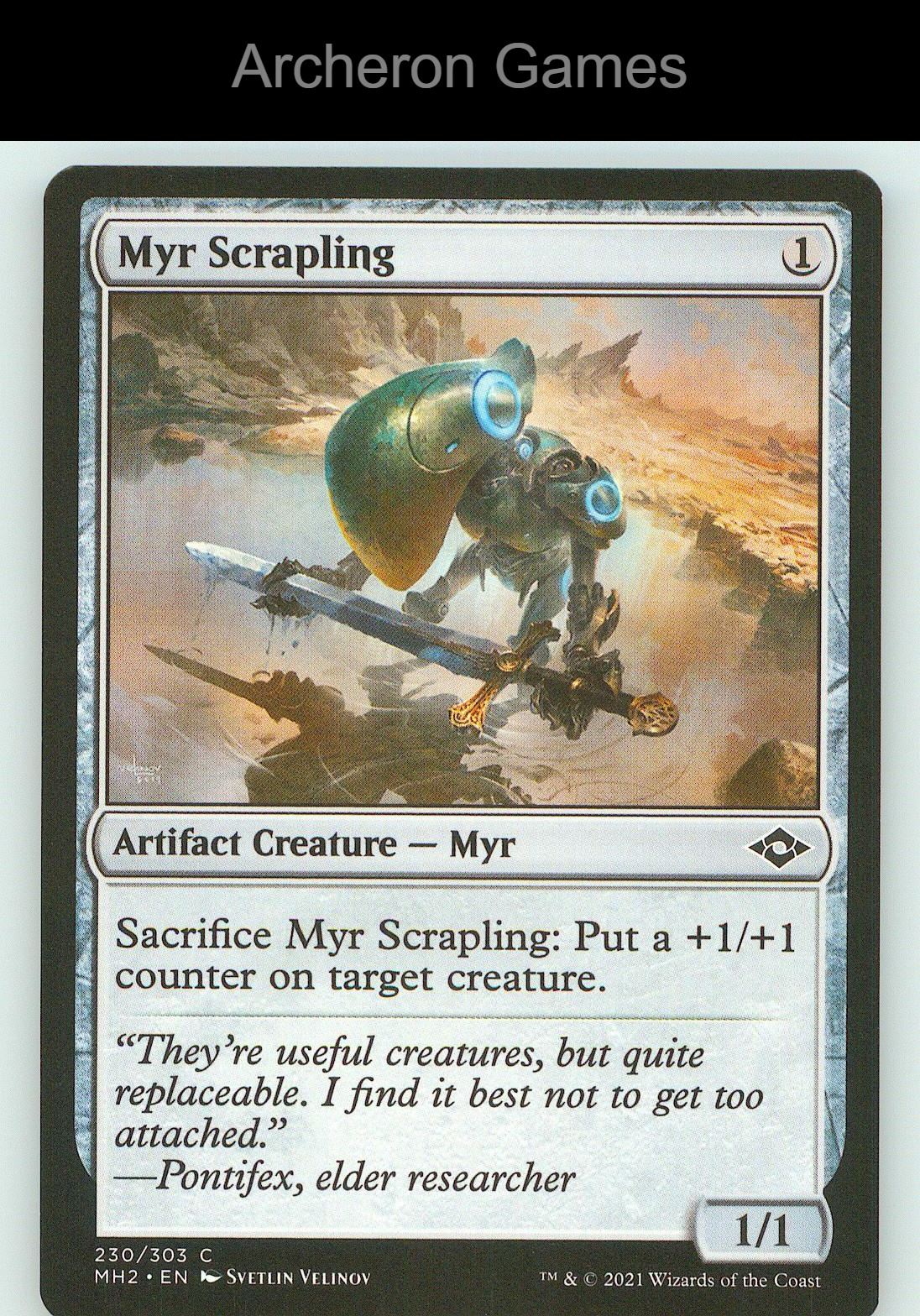 Myr Scrapling MH2 230 C MTG Card NM/EX+