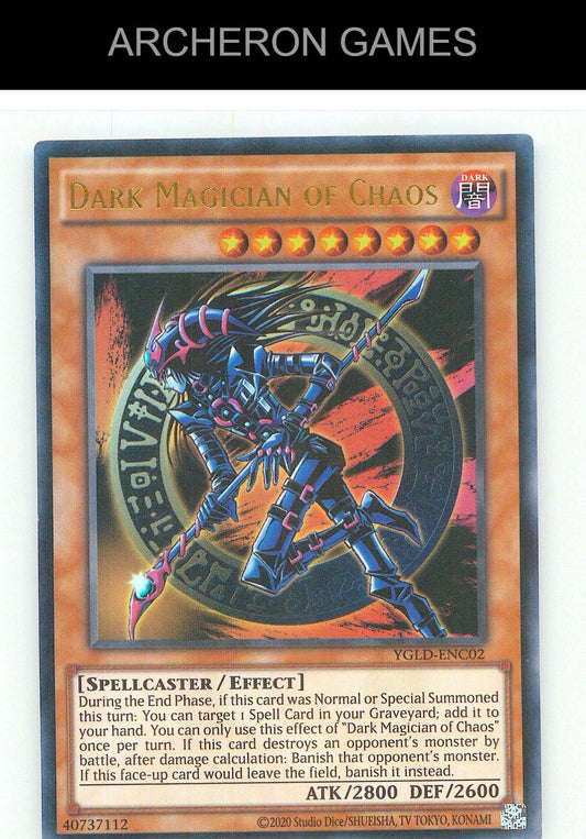 Dark Magician of Chaos Ultra Rare YUGIOH Card Unlimited