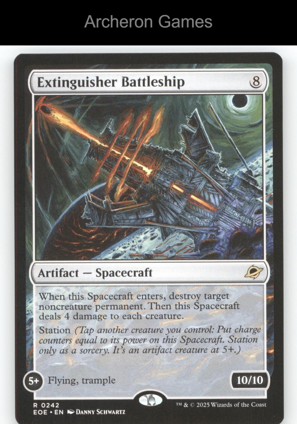 Extinguisher Battleship 242 R MTG Card Edge of Eternities