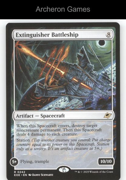 Extinguisher Battleship 242 R MTG Card Edge of Eternities