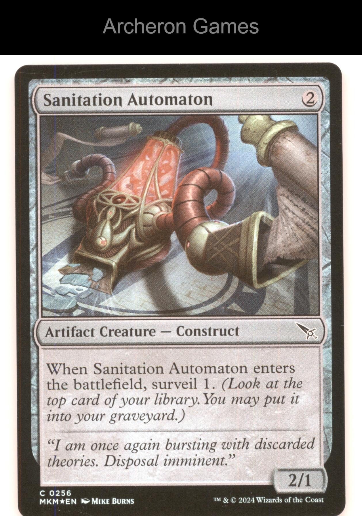 Sanitation Automaton 256 C MTG Card Murders at Karlov Manor