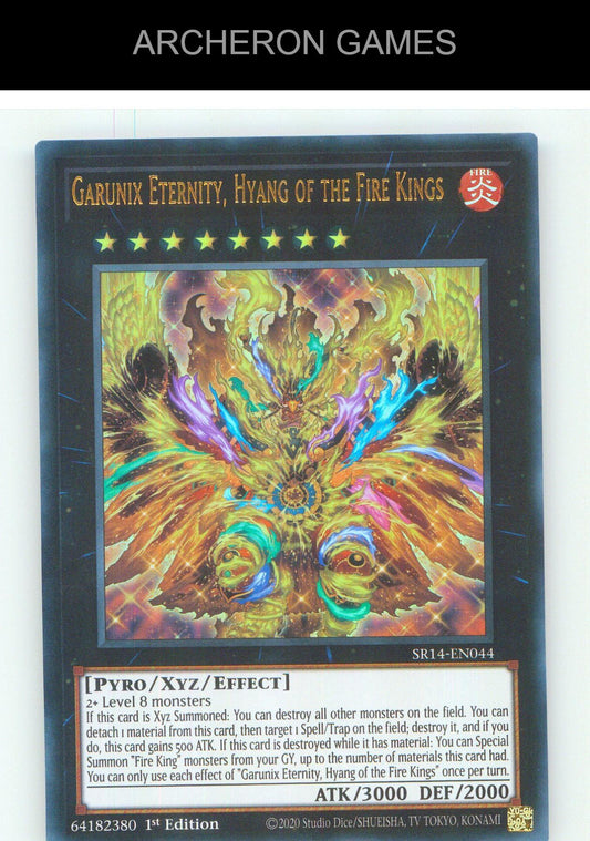 Garunix Eternity, Hyang of the Fire Kings UR YUGIOH Card Unlimited