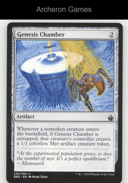 Genesis Chamber 235 UC MTG Card Battlebond