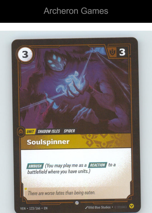 Soulspinner VEN 123/166 C Vendetta Riftbound Card Foil