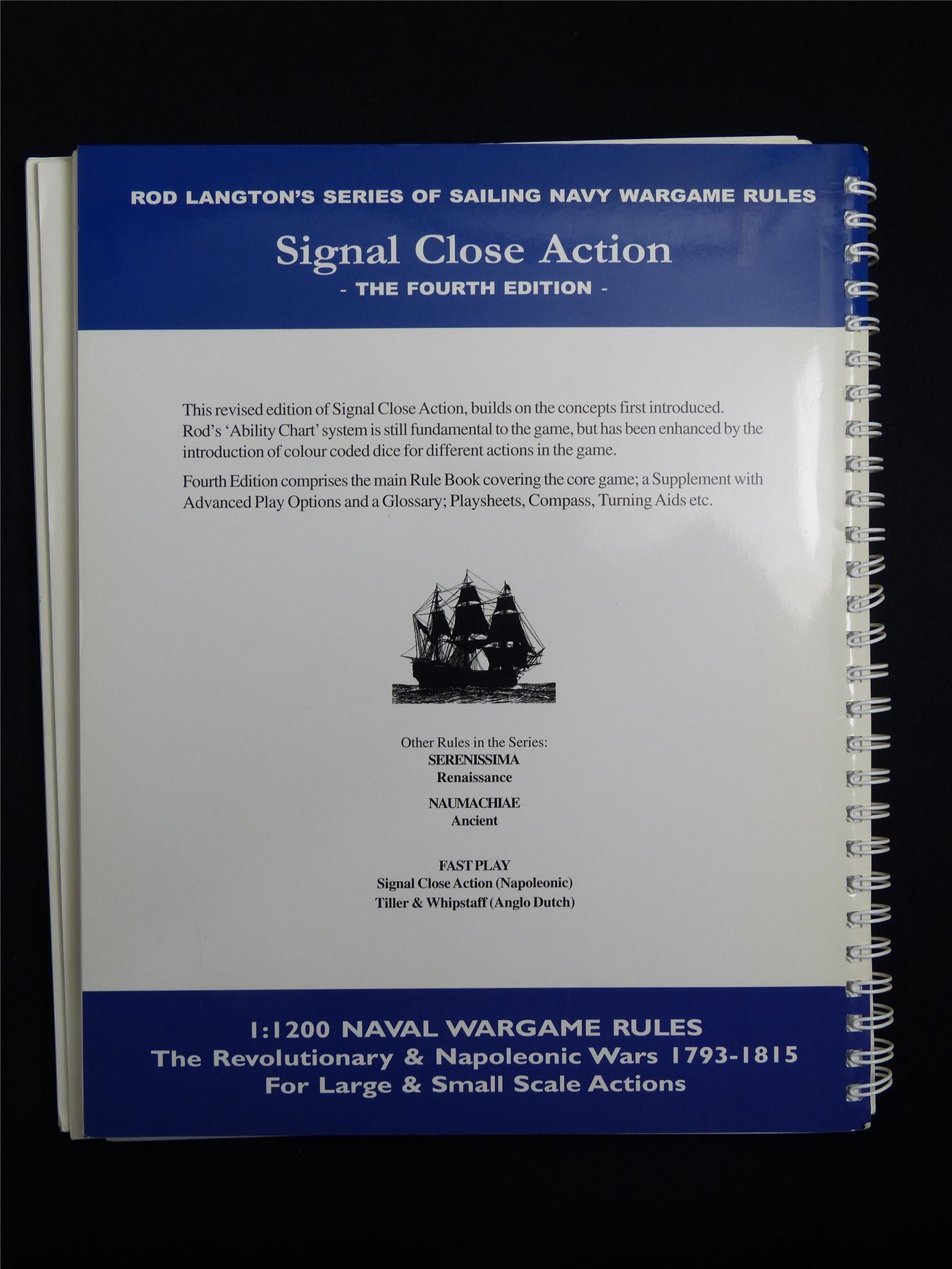 Sailing Navy Wargames: Signal Close Action 4th Edition Rules - Booklet #BZ