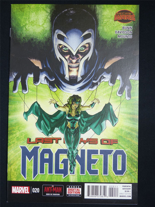 Last Days of MAGNETO #20 - Marvel Comic #4B3