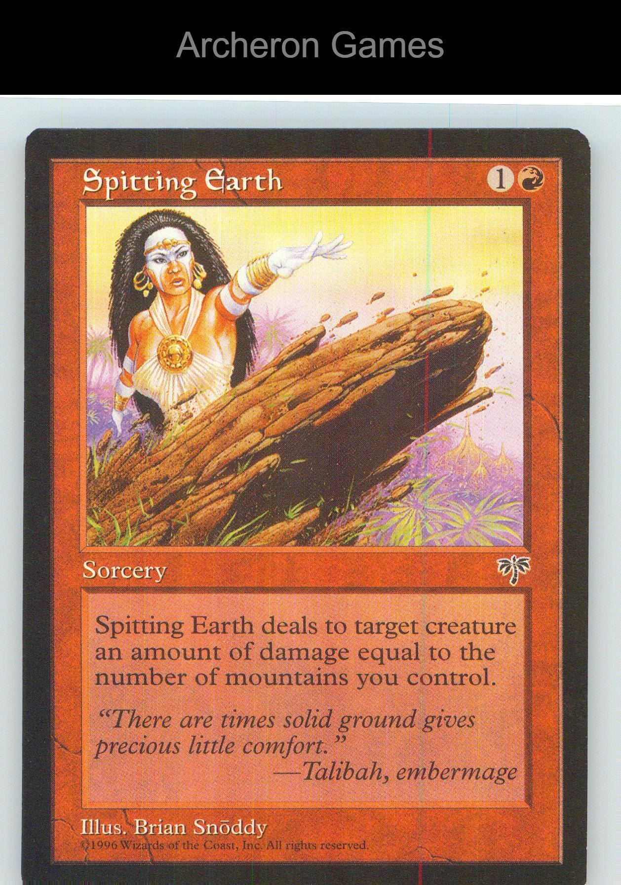 Spitting Earth MIR C MTG Card NM/EX+