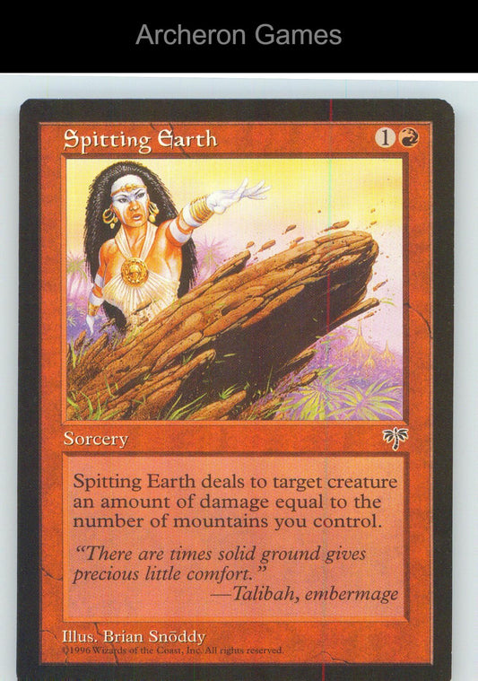 Spitting Earth MIR C MTG Card NM/EX+