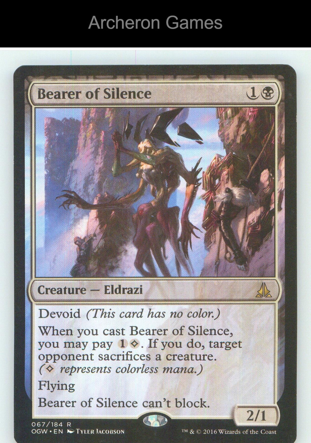 Bearer of Silence OGW 67 R MTG Card NM/EX+