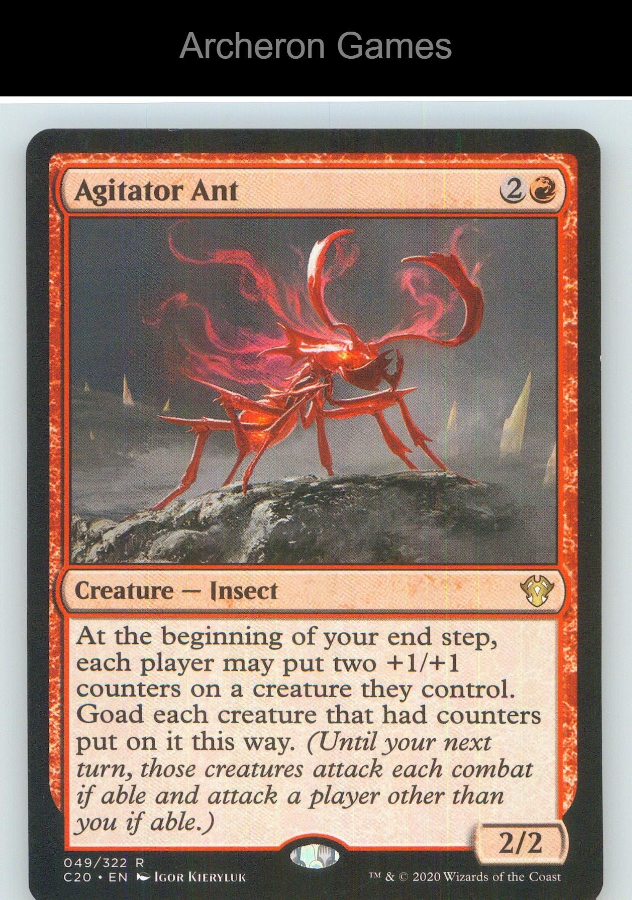 Agitator Ant C20 49 R MTG Card NM/EX+