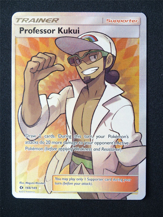 Professor Kukui 148/149 Textured Holo - Pokemon Card #5VO