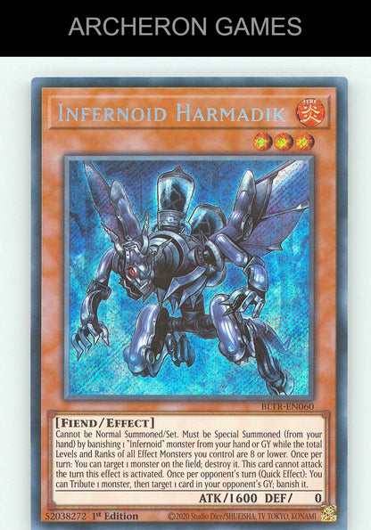 Infernoid Harmadik SEC YUGIOH Card