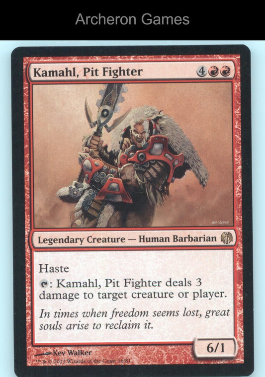 Kamahl, Pit Fighter 16 R MTG Card Duel Decks: Heroes vs. Monsters